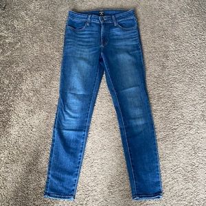 Just Black High Waist Medium Wash Skinny Jeans